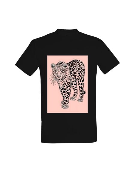 T-shirt Pink Leopard Prowl