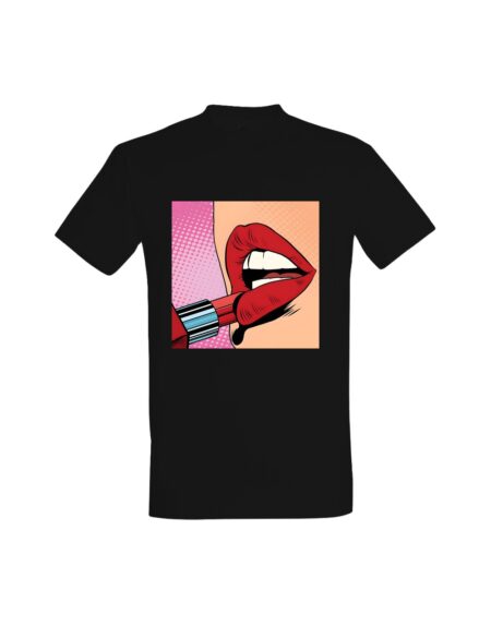 T-shirt Pop Art Red Lips