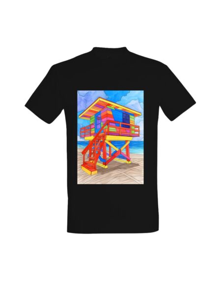 T-shirt Rainbow Lifeguard Tower