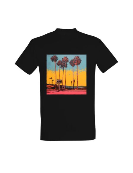 T-shirt Retro California Sunset