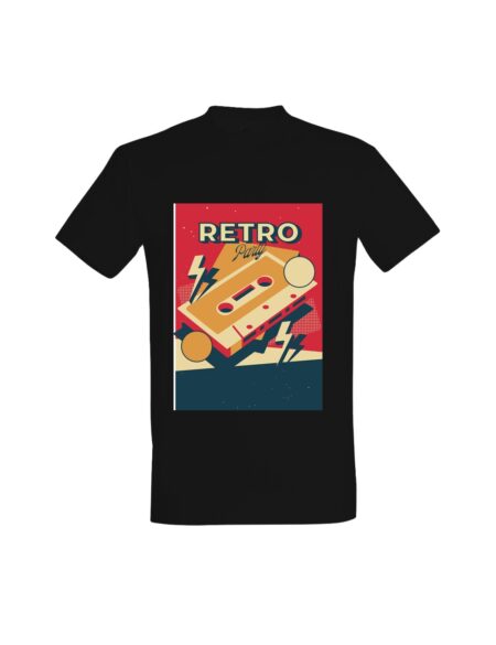 T-shirt Retro Cassette Party 01649
