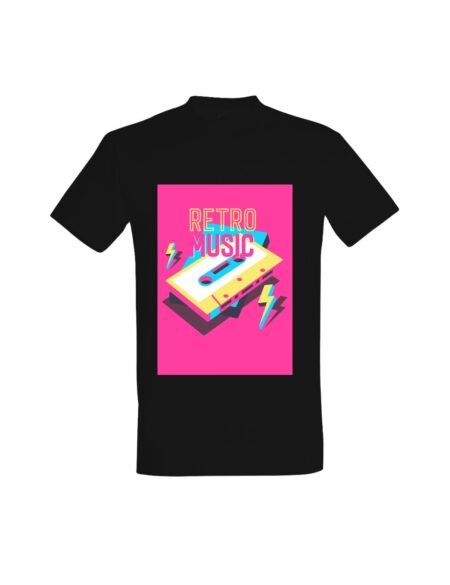 T-shirt Retro Cassette Vibes 01650