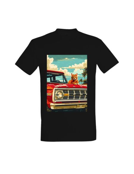 T-shirt Retro Cat Cruiser