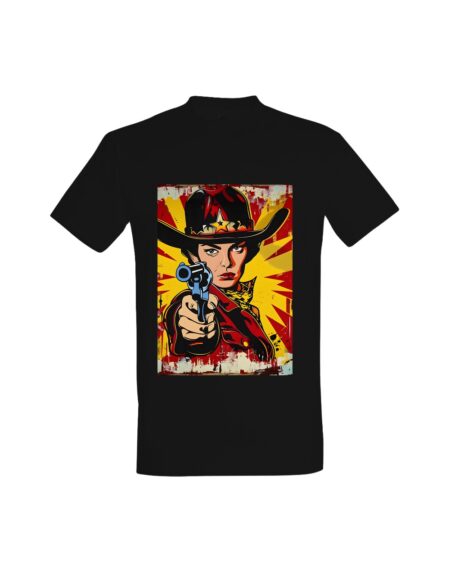 T-shirt Retro Cowgirl Showdown