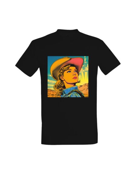 T-shirt Retro Desert Cowgirl