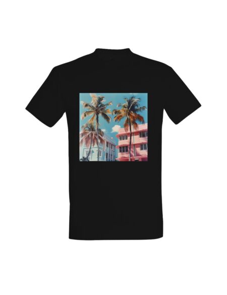 T-shirt Retro Miami Deco