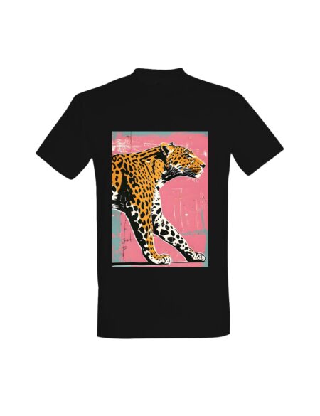 T-shirt Retro Pink Leopard