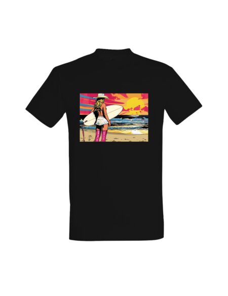 T-shirt Retro Surf Cowgirl 2