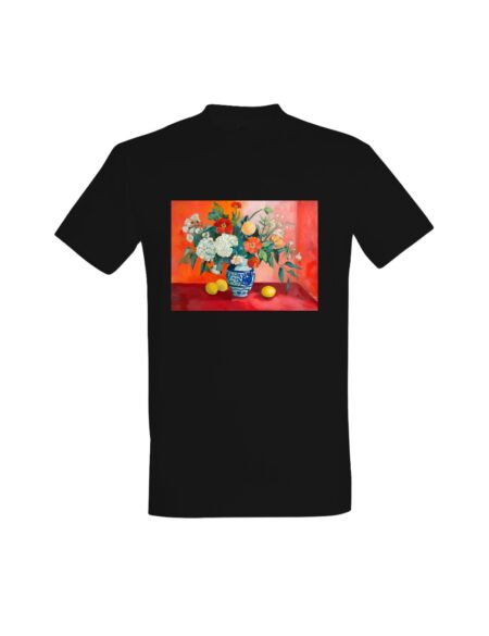 T-shirt Vibrant Painted Bouquet