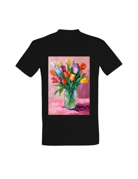 T-shirt Vibrant Tulip Bouquet