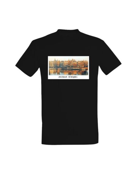 T-shirt Vintage Amsterdam Canals 01713
