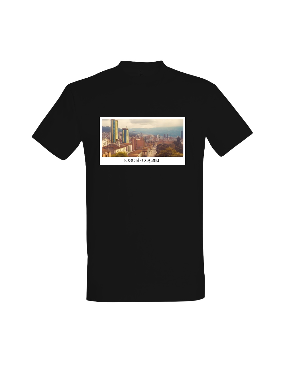 T-shirt Vintage Bogota Skyline 01719