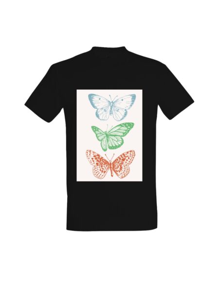 T-shirt Vintage Butterfly Trio 1 01727