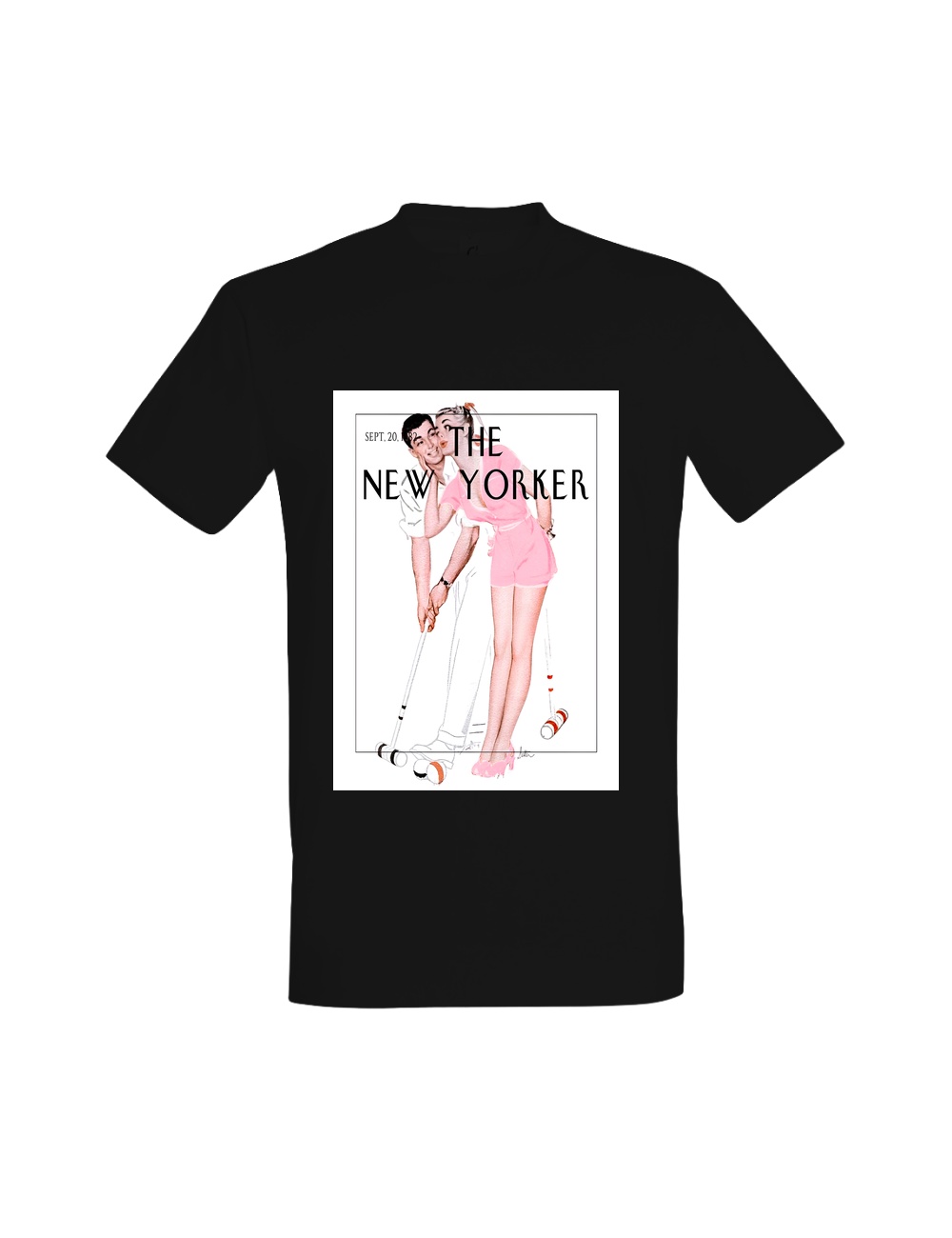 T-shirt Vintage Croquet Romance 01731