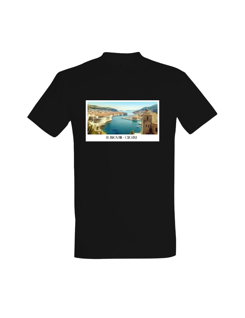 T-shirt Vintage Dubrovnik Croatia 01734