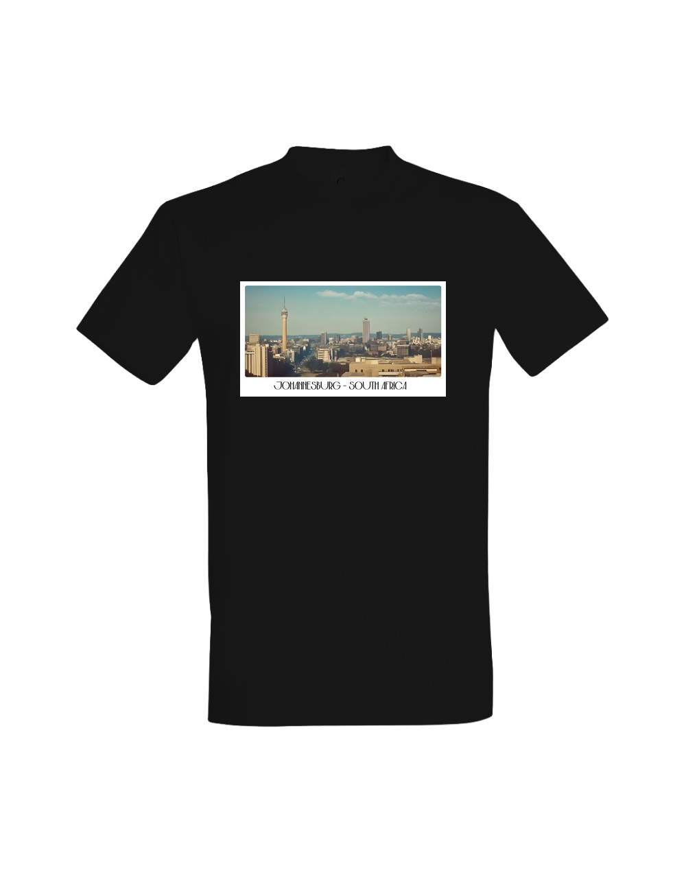 T-shirt Vintage Johannesburg Skyline 01739