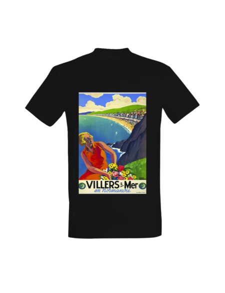 T-shirt Vintage Normandy Coast 01749