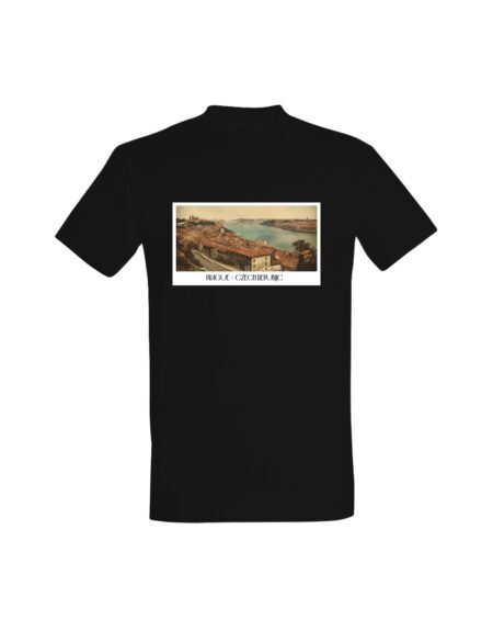 T-shirt Vintage Prague Skyline 01755